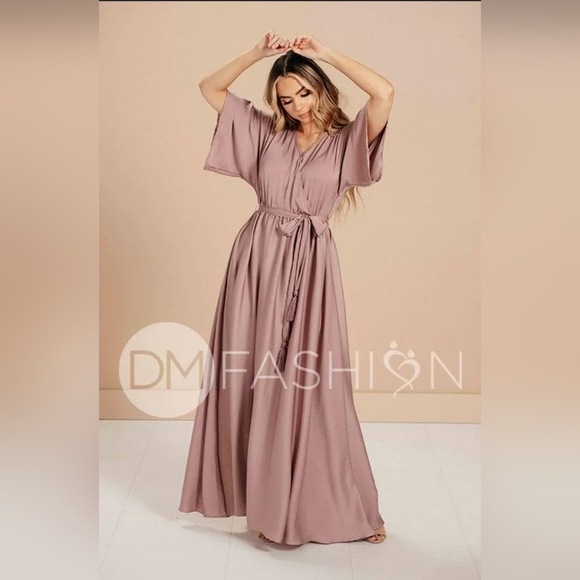 DM FASHION Misty Mauve Dress XL - Picture 2 of 7